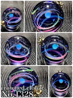No.1328 宇宙玉レジン24mm【NEON GALAXY】