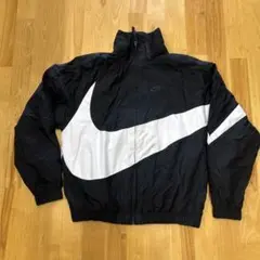 Nike ナイロンジャケット ブラック/ホワイト サイズ S