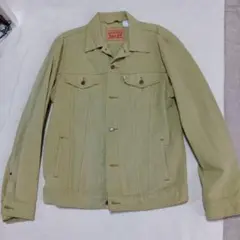 色あせ有　Levi's オリジナルリベットジャケット ベージュ・カーキ　XL