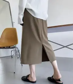ハーフスカート ブラウン 美品