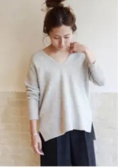 フレームワーク カシミア混ニット