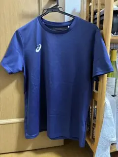 ASICS 陸上用シャツ M ネイビー 2011A664