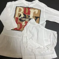 Burberry ワンピース バーバリー 80センチ ベビー キッズ 女の子