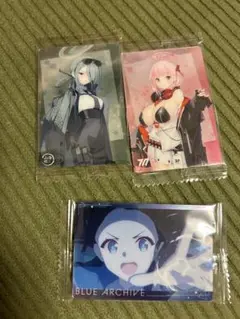 ブルーアーカイブ　ウエハース　ミナ　エイミ　アリス　３点セット