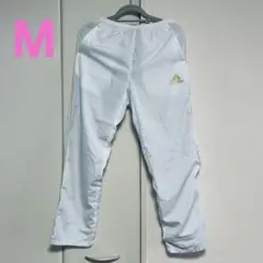 adidas ナイロンパンツ M 白 ホワイト