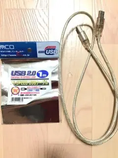 ミヨシ USB-201MK USBケーブル 2.0 1.1 A-B 1m