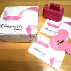 Disneyディズニーモバイル スマホF‐08D 空き箱 & 充電スタンド