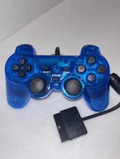 PS プレイステーション コントローラー クリアブルー【新品未使用品】、