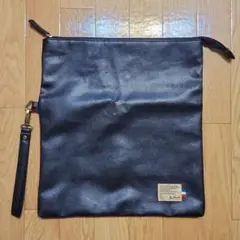BROWNY クラッチバッグ　ブラック　レザー