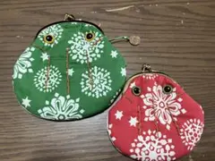カエルがま口大小2個セット