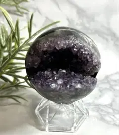 ⭐️ウルグアイ産アメジスト❤️笑口❤️台座つき✨洗浄　紫水晶　置物⭐️