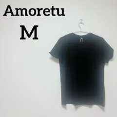 ⭐︎美品⭐️Amoretuブラック【M】Tシャツ 半袖 冷感 吸汗通気