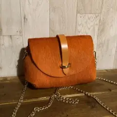 ADINA MUSE アディナミューズ　斜め掛け可　ハラコ　ショルダーバッグ