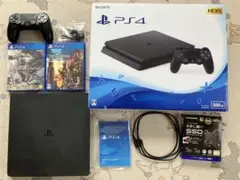 PS4本体 500GB コントローラー付き ゲーム2本