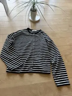 ボーダー＊カーディガン＊試着のみ