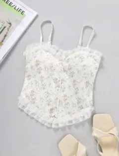 シズニルック 花柄 キャミソール