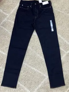 【新品未使用】GU ストレッチスリムジーンス+EC 丈長め32 81.5cm M