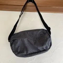無印良品 グレー ナイロン ショルダーバッグ