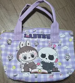 LABUBU キャラクター バッグ 紫