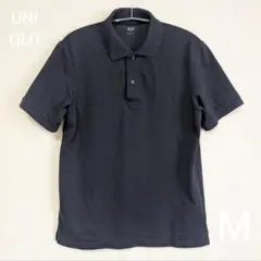 UNIQLO ダークネイビー ポロシャツ M 半袖　メンズ　ユニクロ