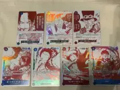 ワンピースカードトレジャーキャンペーン3周年　7種1枚ずつ