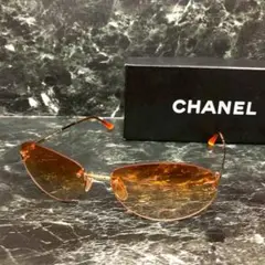美品 CHANEL シャネル リムレス サングラス 4013 ピンク CHANEL - 極美品 CHANEL シャネル サングラス リムレス 4013の