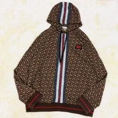 【美品】BURBERRY バーバリー TBモノグラム 総柄 プルオーバーパーカー