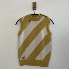 難あり　le coq sportif ストライプベスト