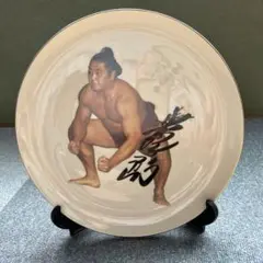 相撲力士デザイン皿