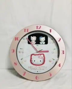 HELLO KITTY ハローキティ 掛け時計 からくり時計 4MH748