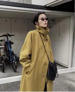 SLY CHIN WARMER LONG COAT ロングコート D/YEL