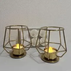 IKEAキャンドルライトホルダー 2個セット