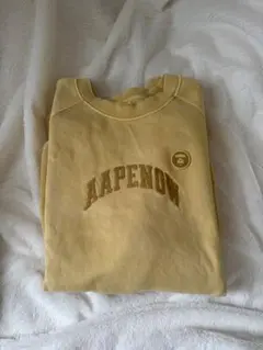 AAPE NOW イエロートレーナー Mサイズ