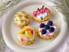 タルト　4点セット　フェイクスイーツ