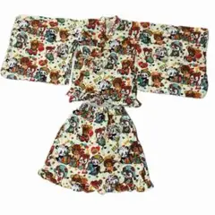グラグラ 甚平 美品 上下セット 130