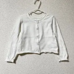 綿100% babyGAP カーディガン　90cm 白　キッズ　ベビー　長袖