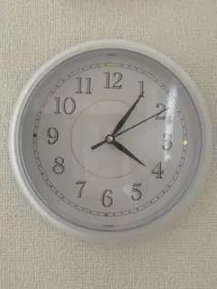 シンプルホワイトアナログ時計 約30cm