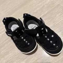 【美品】IFME ブラック サンダル 17.5cm