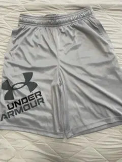 UNDER ARMOUR バスケットボールパンツ Lサイズ グレー