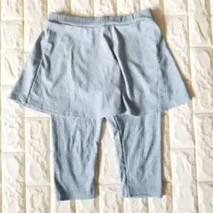 即購入OK《匿名》スカッツ　レギンススカート　ビーデスビー　5分丈　子供　ブルー