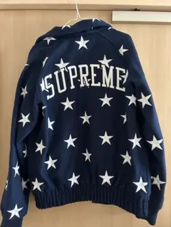 supreme star zip jacket 16FW Sサイズ Supreme Stars Zip Stadium Jacket (FW16)