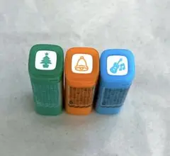 フリクションスタンプ 廃番 レア クリスマス 3個 ツリー ベル ライブ