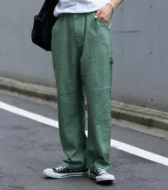 CIAOPANIC TYPY ペインターパンツ グリーン カーゴパンツ