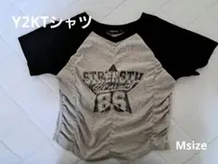 値下げ⤵　Y2K　韓国　ギャル　 半袖Tシャツ Mサイズ