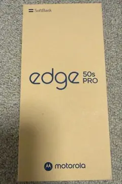 新品未開封 motorola edge 50s PRO 本体 バニラクリーム