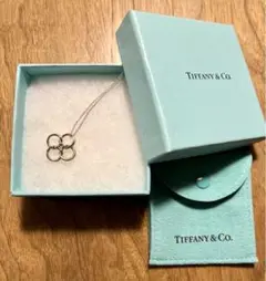 仕上済◆Tiffanyティファニーシルバーネックレスクアドリフォリオ クローバー