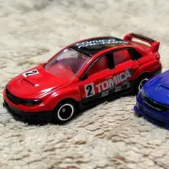 レア トミカ スバル インプレッサWRX STi 4door 組み立て工場