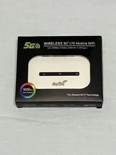 新品未使用＊5G LTE モバイルWiFi M6 ホワイト
