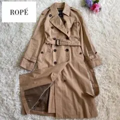 ROPE ロペ トレンチコート ロングコート 9 M相当 ベージュ