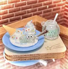 ミニチュアスイーツ　ソースたっぷりモンスターWアイスセット~ブルーハワイ~*・♡